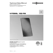 Viessmann Vitosol 100-FM Solar Panel manual cover