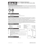 Sealey APH01 Storage Rail manual cover