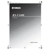 Yamaha RX-V1400 Receiver manual cover