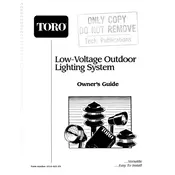 Toro 52415 Light Kit manual cover