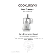 Cookworks 8469612 FP9072-GS Food Processor manual cover