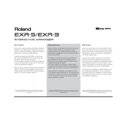 Roland EXR-3 manual cover