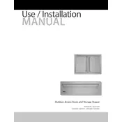 Viking AD51620 Cabinet manual cover