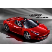 Ferrari 458 SPIDER Car manual cover