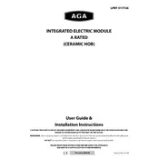 AGA Integrated Electric Module Ceramic Hob Cooker
