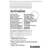 Casio Activation Software manual cover