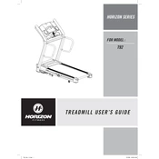 Horizon Fitness T92 2009 Treadmill manual cover