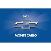 Chevrolet Monte Carlo 2002 manual cover