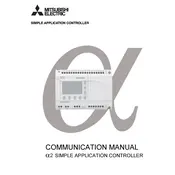 Mitsubishi JY992D97701 Controller manual cover