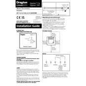 Drayton Digistat+1 22192 Thermostat manual cover