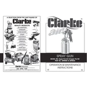 Clarke 3090050 Super Pro14C Spray Gun manual cover