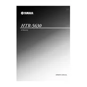 Yamaha HTR-5630 Receiver manual cover