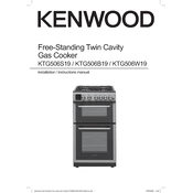 Kenwood KTG506B19 manual cover