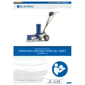 Blastrac BG-180EC Grinder manual cover