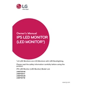 LG 24MP88HV 24MP88HV-S.AUS Monitor manual cover