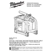 Milwaukee M18 Fuel 2818-20 Cable manual cover