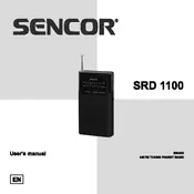 Sencor SRD 1100 B Radio manual cover