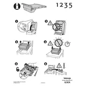 Xerox Tektronix Phaser 1235 Replacing the Transfer Belt Printer manual cover