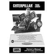 Power Wheels Mattel Caterpillar Tough Loader 73260 Toy manual cover