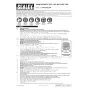 Sealey MAG60230V Drill manual cover