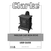 Clarke 6910085 Parlour Cast Iron Stove manual cover