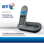 BT 3580 Phone manual cover