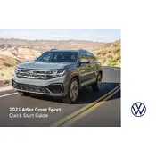 Volkswagen Atlas Cross Sport 2021 SUV manual cover