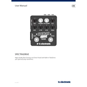 TC Electronic SPECTRADRIVE manual cover