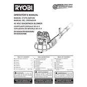 Ryobi RY40404 Snowblower manual cover