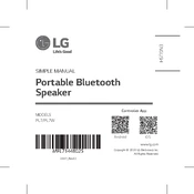 LG PL7 PL7.DUSALLK Speaker manual cover