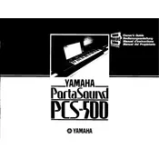 Yamaha PCS-500 Keyboard manual cover