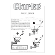 Clarke 4501120 CPC900 Pipe Cleaner manual cover