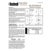 Bushnell Elite Mil Dot Scope manual cover