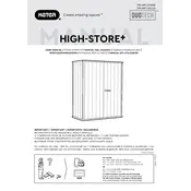 Keter High-Store Shed manual cover