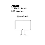 ASUS VE228TL Monitor manual cover