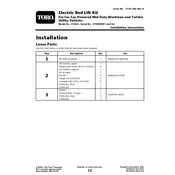 Toro Workman 07262 Electric Bed Lift Kit manual cover