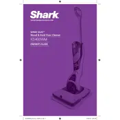 Shark SONIC DUO KD400WM Cleaner manual cover