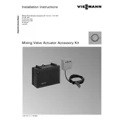 Viessmann Mixing Valve Actuator Accessory Kit Accessory manual cover