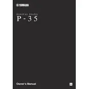 Yamaha P-35 Piano