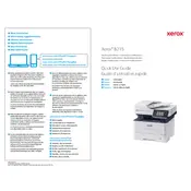 Xerox B215 Printer manual cover