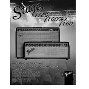 Fender Stage 100 Combo 22-6700 120V 60Hz US Amplifier manual cover