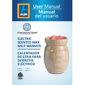 Huntington Home Electric Scented Wax Melt Warmer Home manual cover