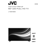 JVC LT-50K583 manual cover