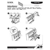 Xerox Phaser 7760 Adding Memory Printer manual cover