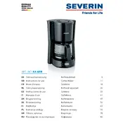 Severin KA 4818 Coffee Maker manual cover