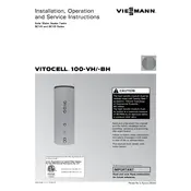 Viessmann Vitocell 100-BH Storage Tank manual cover