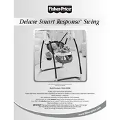 Fisher Price Mattel Smart Response 79644 Swing manual cover