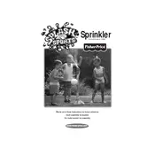 Fisher Price Mattel Splash Sports Sprinkler 72869 Toy manual cover