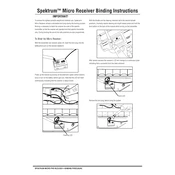 Spektrum SPM1210 Receiver manual cover