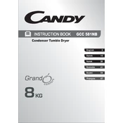 Candy GCC 581NB-S manual cover